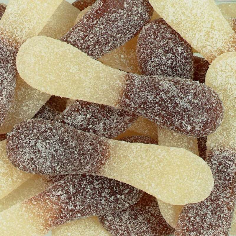 Langues de chat acidulées cola - 100g